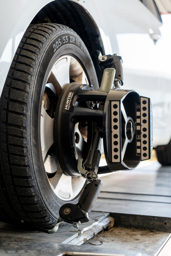 pneus géométrie véhicule