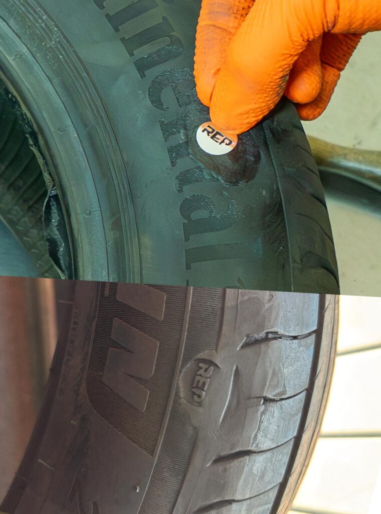 rep reparation pneus avec pastille